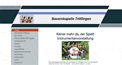 Desktop Screenshot of bauernkapelle-trillfingen.de